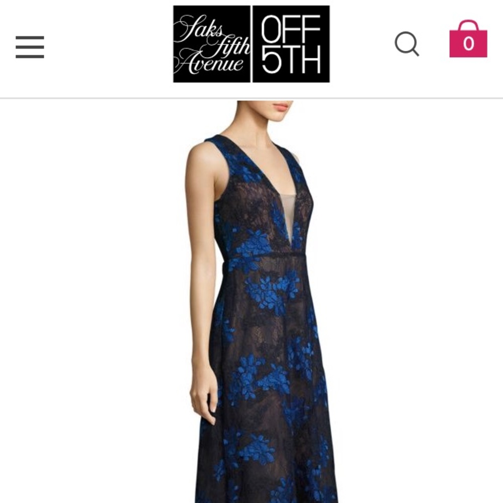 Bcbg max azria gown, size 2. Worn once!